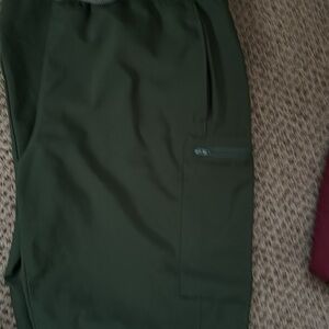 Dark Green Landau Scrub set